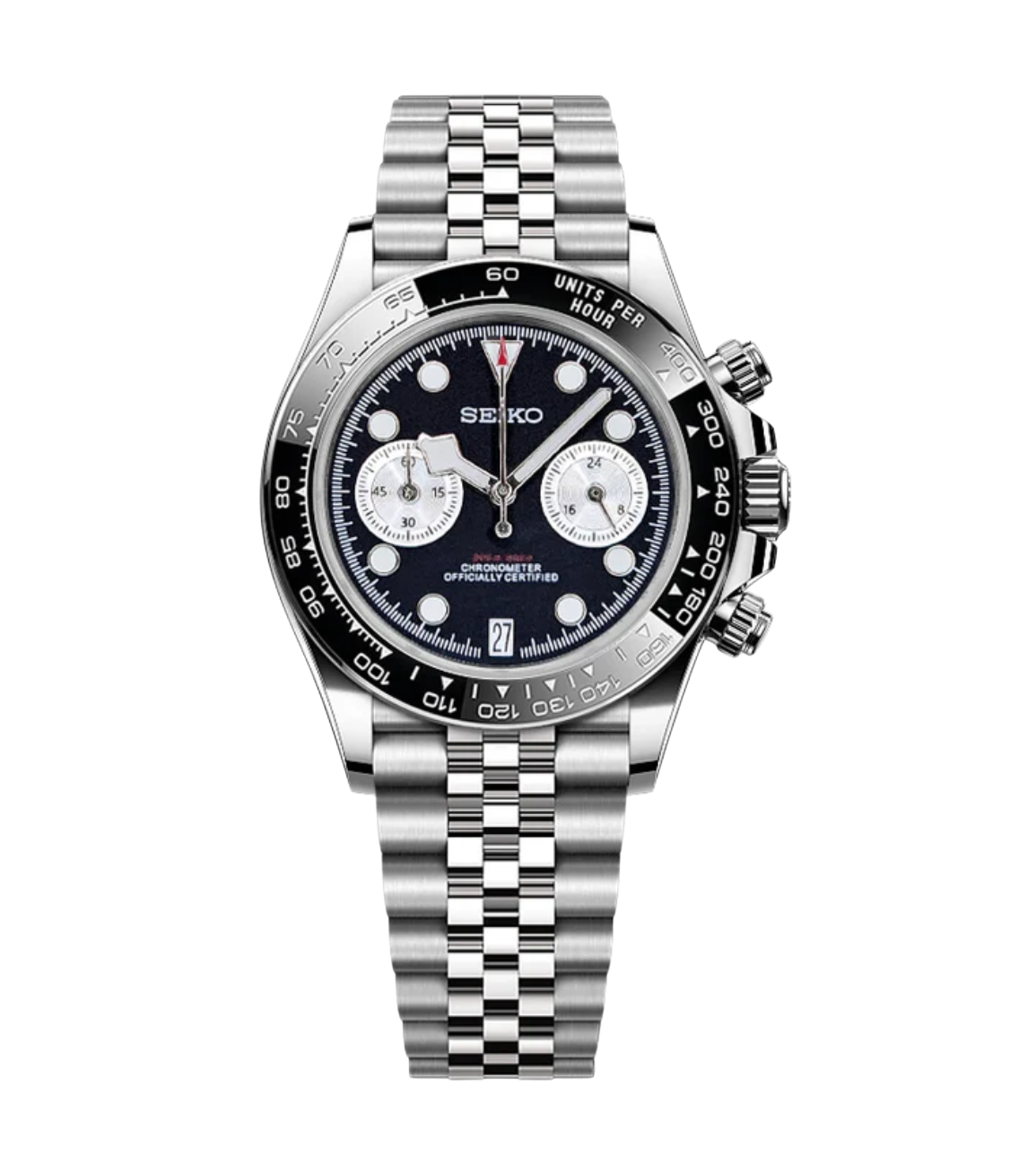 SEIBAY CHRONO MONOCHROME RACER-AURO CUSTOM WATCHES