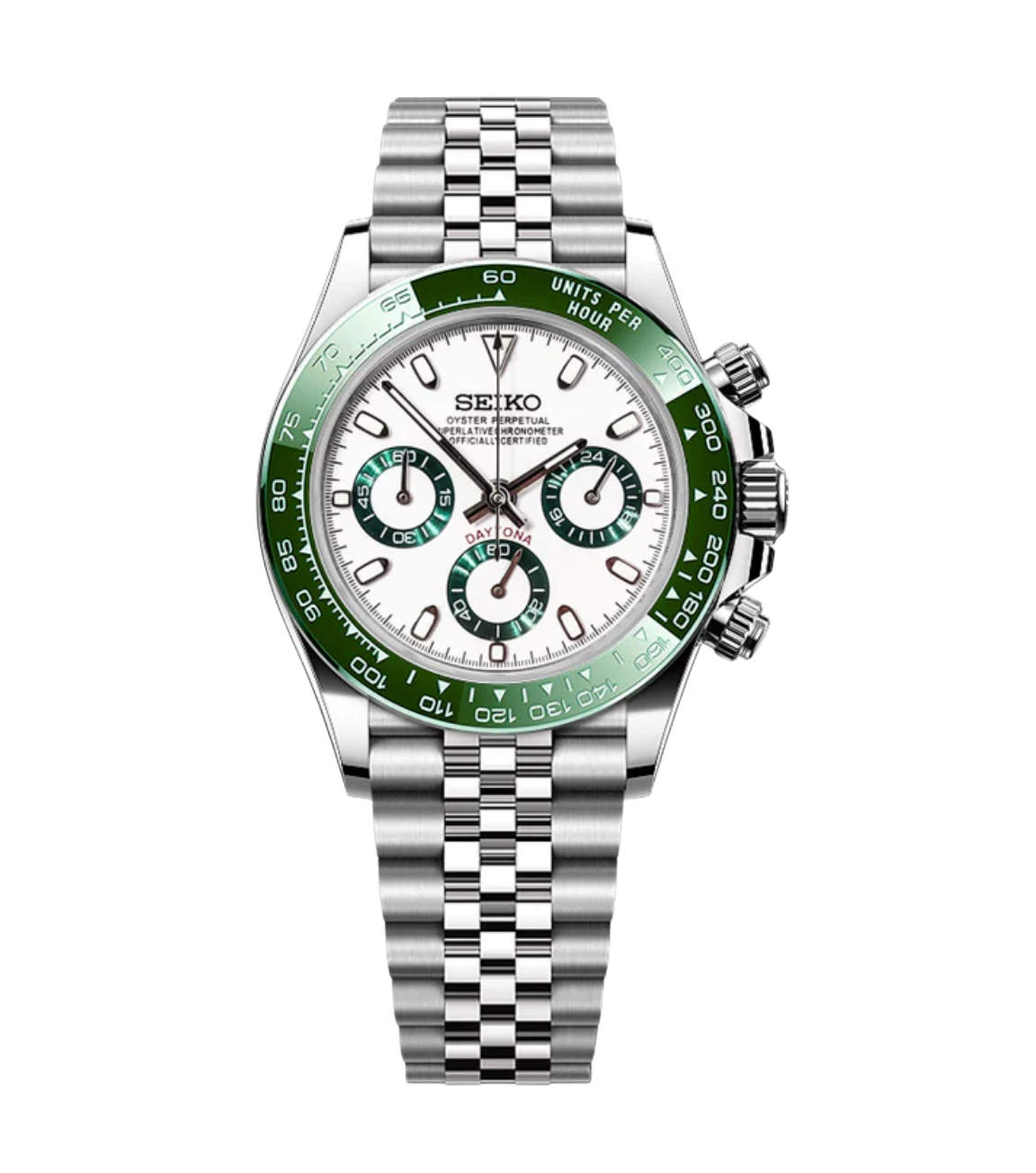 SEITONA ALPINE GREEN RACER-AURO CUSTOM WATCHES