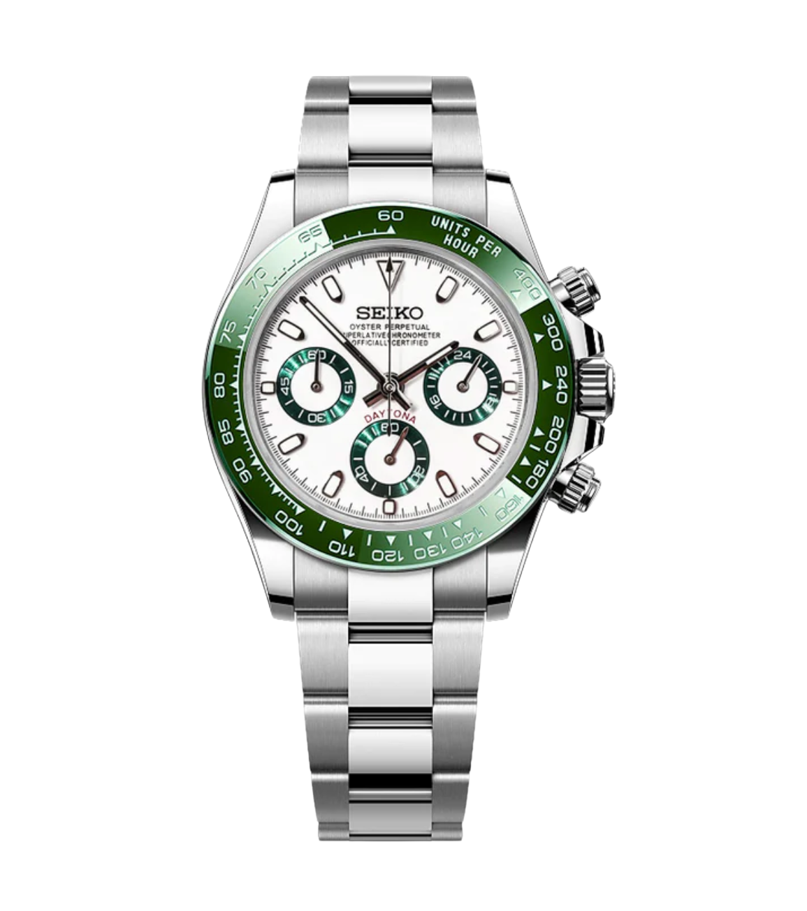 SEITONA ALPINE GREEN RACER-AURO CUSTOM WATCHES