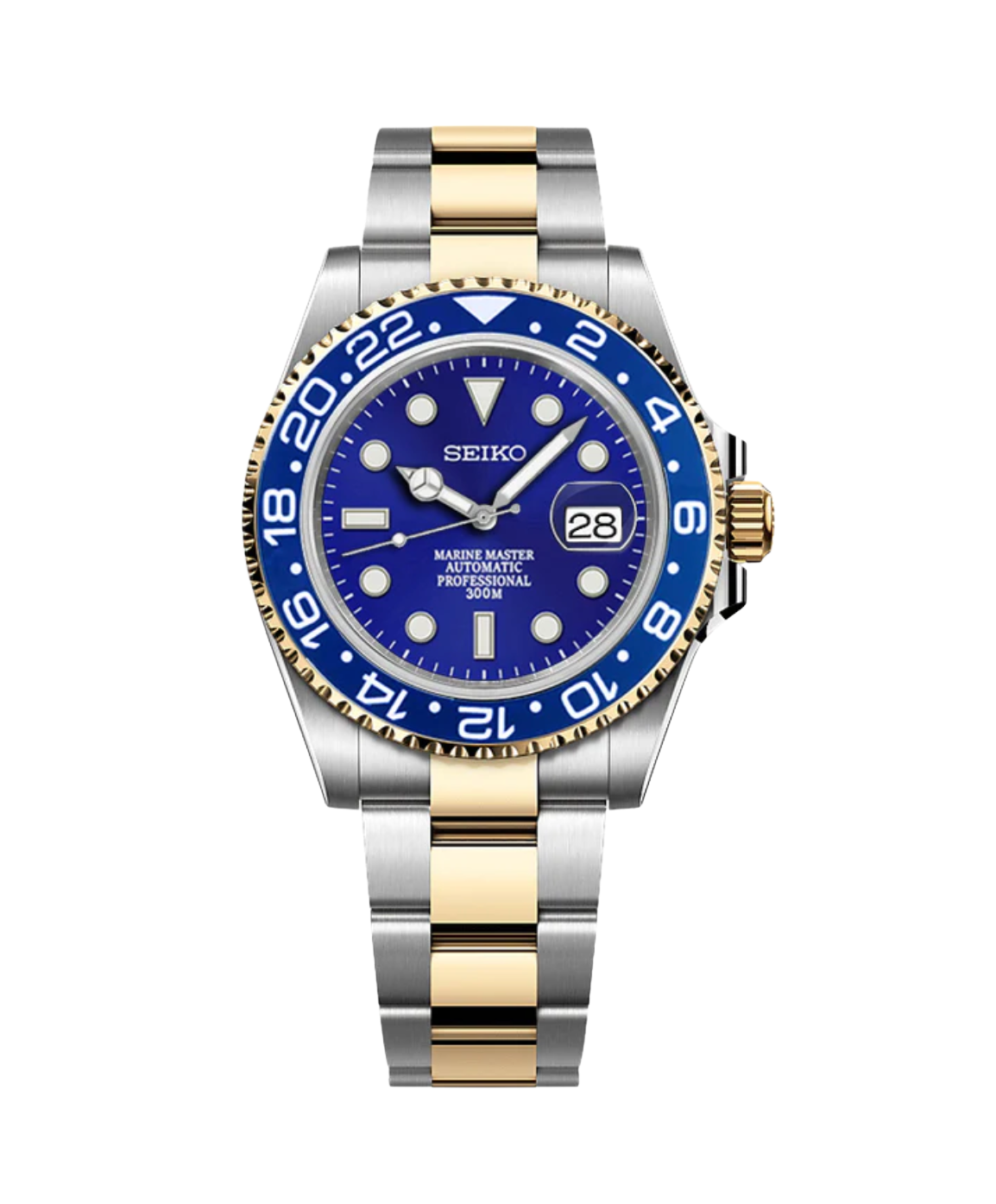 SEISUB 24H BLUSY TWOTONE GOLD-AURO CUSTOM WATCHES