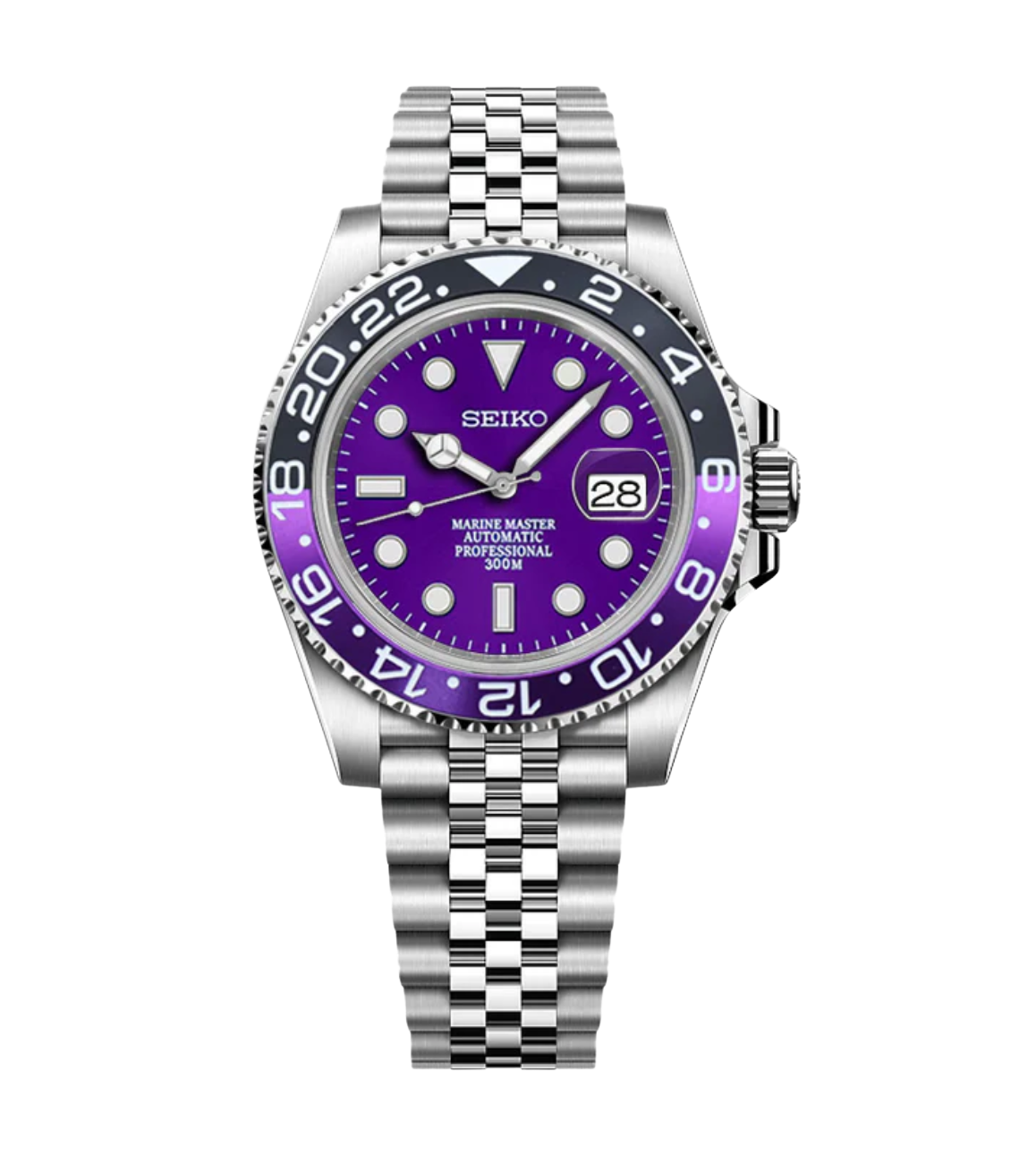 SEISUB 24H PURPLE JOKER-AURO CUSTOM WATCHES