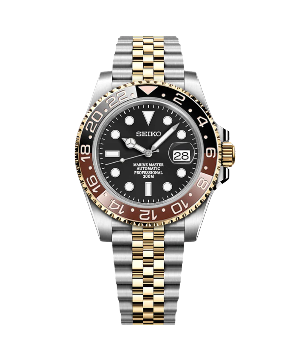 SEISUB 24H ROOT TWOTONE-AURO CUSTOM WATCHES