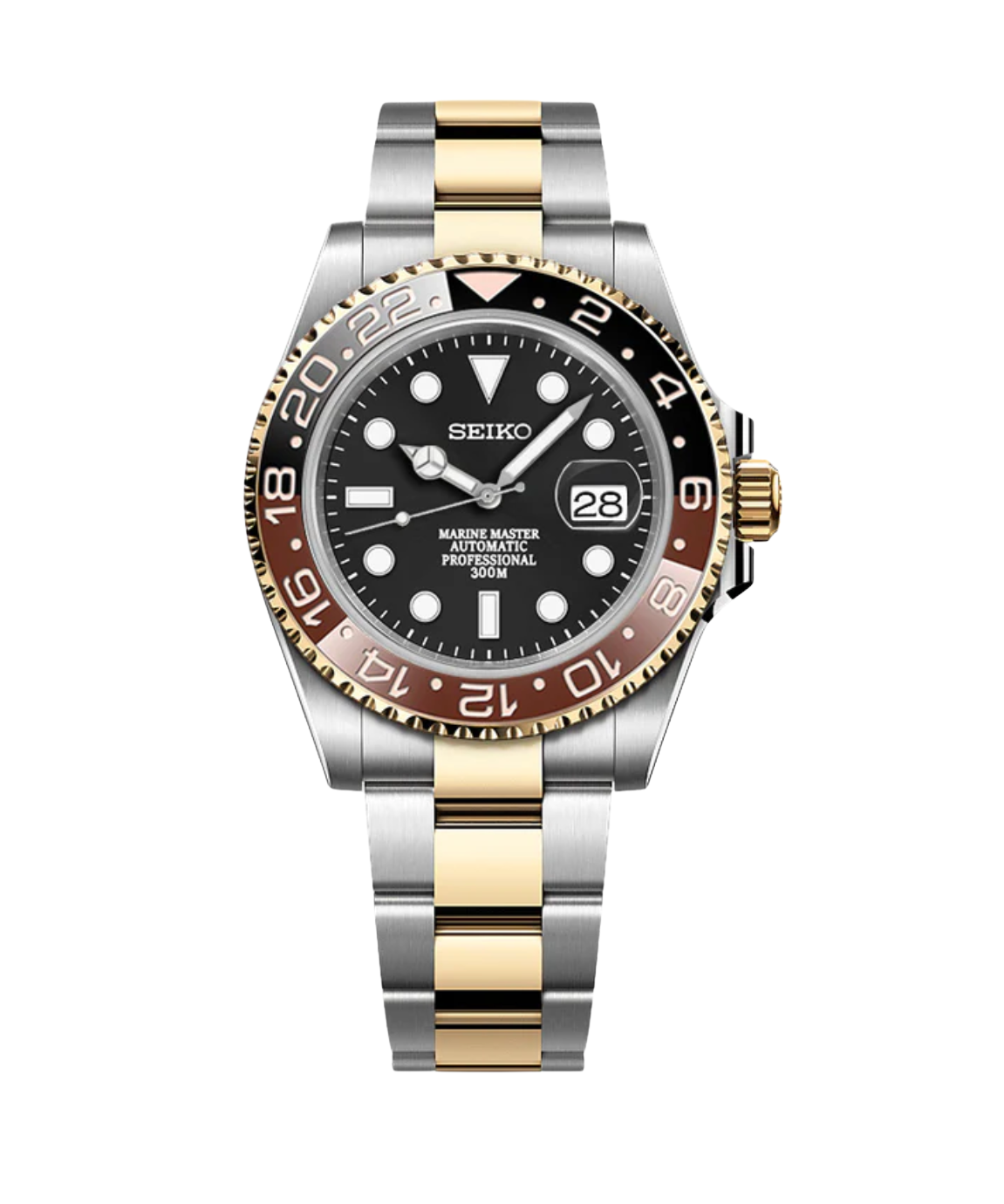 SEISUB 24H ROOT TWOTONE-AURO CUSTOM WATCHES