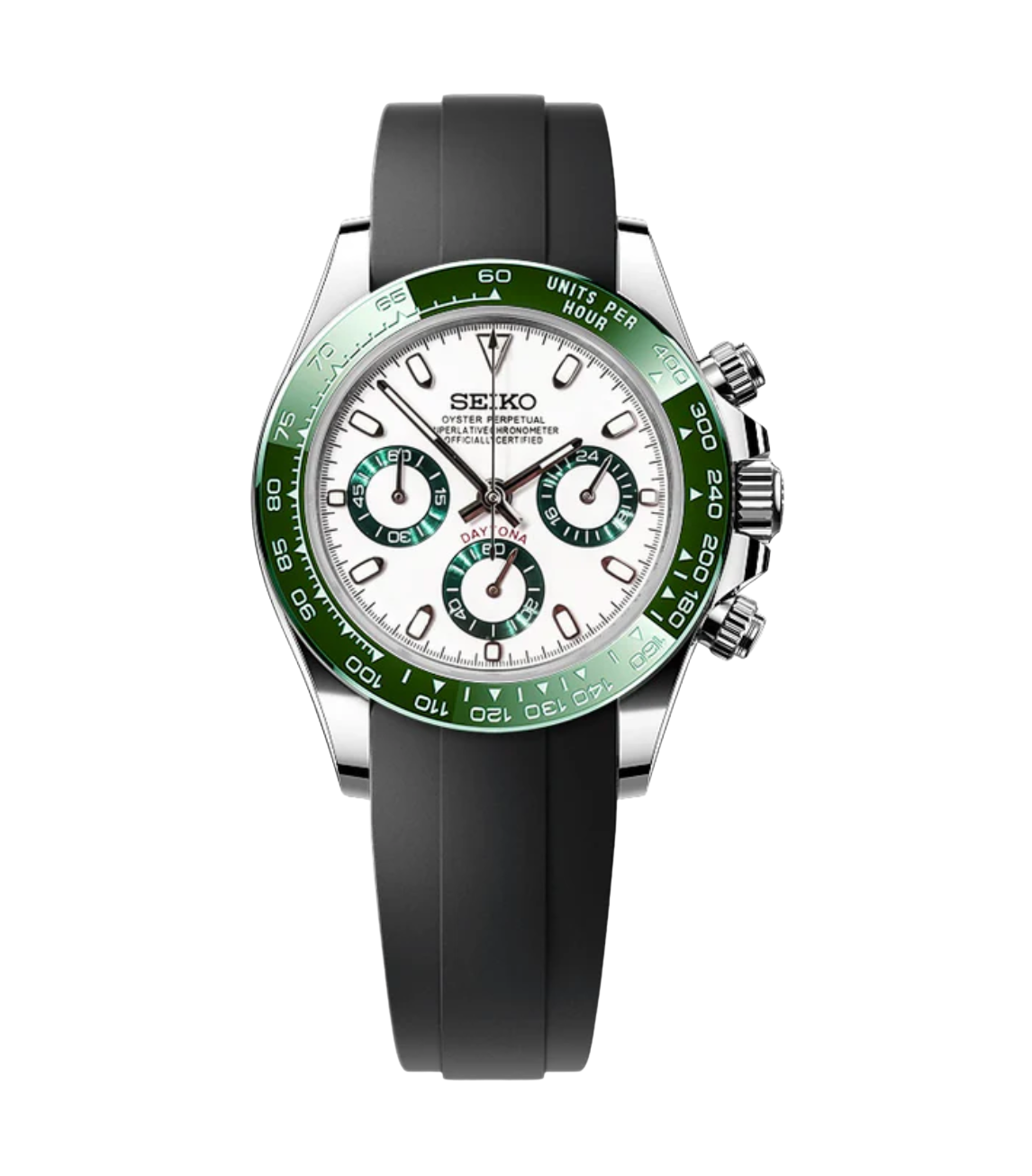 SEITONA ALPINE GREEN RACER-AURO CUSTOM WATCHES