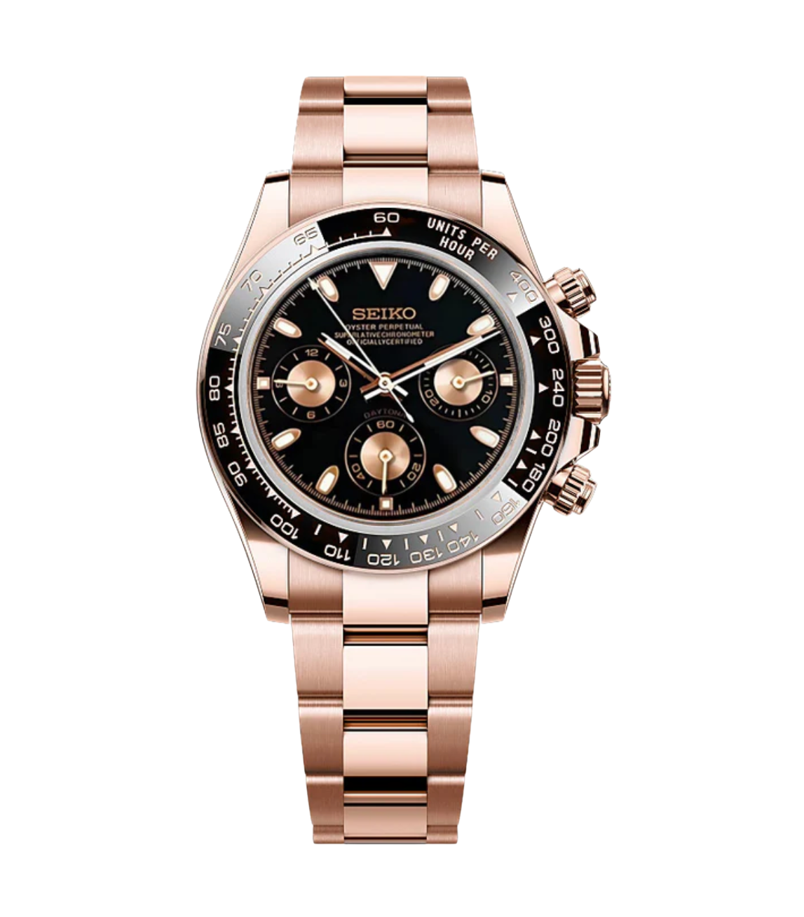 SEITONA ROSE GOLD-AURO CUSTOM WATCHES