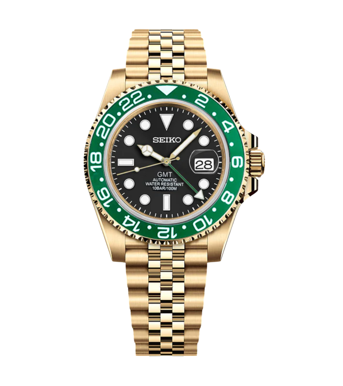 SEIGMT GOLD KERMIT-AURO CUSTOM WATCHES