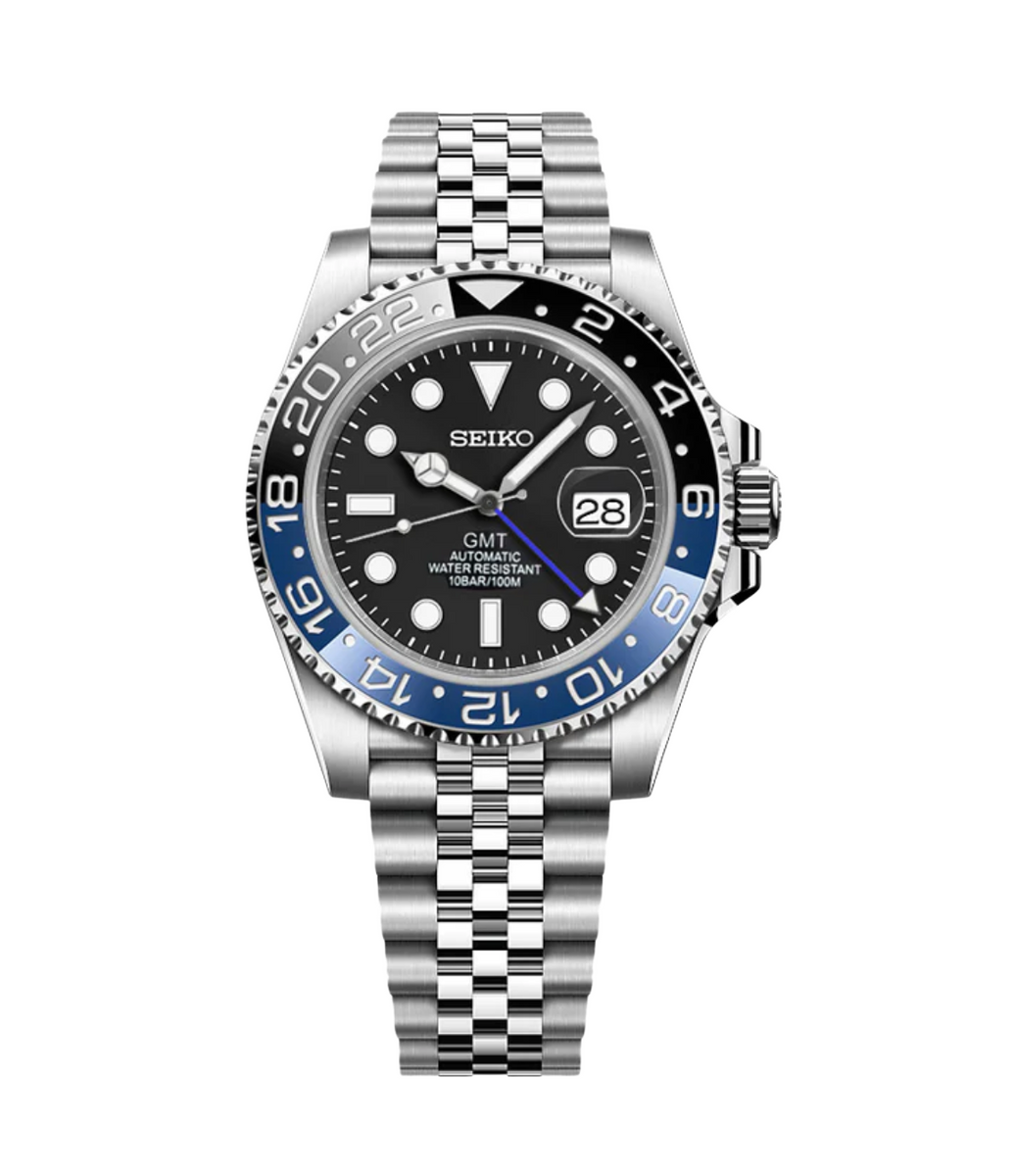Seiko Mod GMT Batman