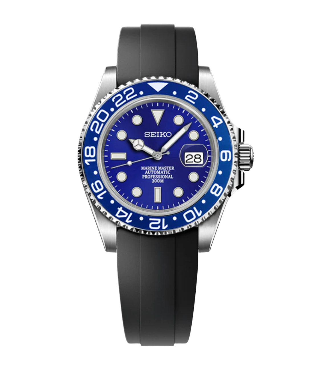 SEISUB 24H SMURF-AURO CUSTOM WATCHES