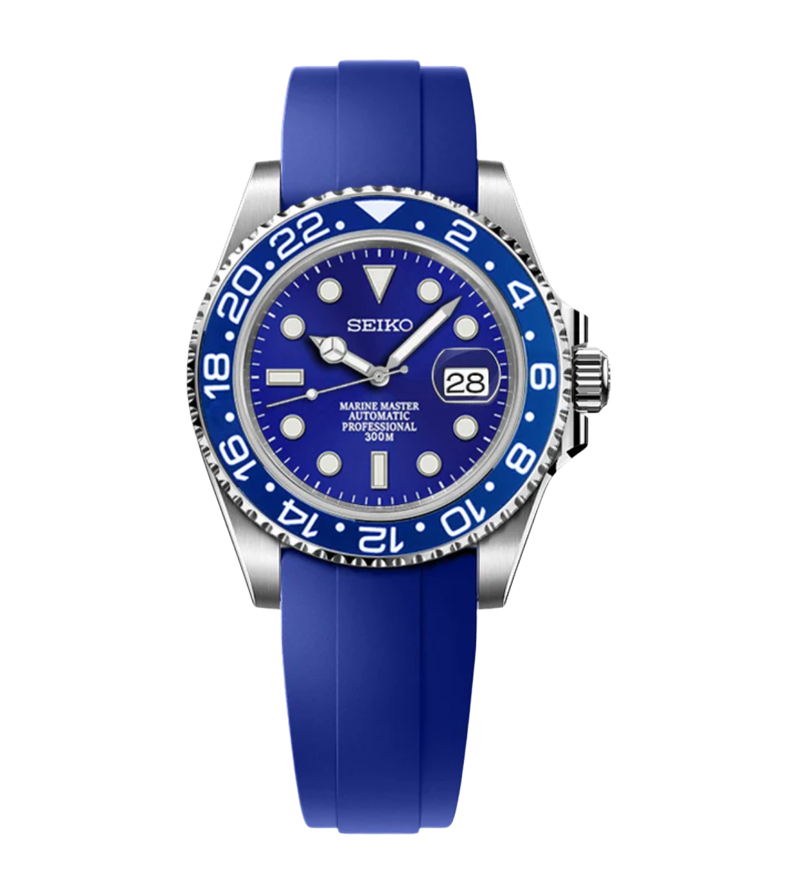 SEISUB 24H SMURF-AURO CUSTOM WATCHES